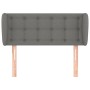 Dark gray fabric headboard 83x23x78/88 cm by , Headboards and footboards - Ref: Foro24-3117553, Price: 51,58 €, Discount: %