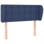 Cabecero de tela azul 83x23x78/88 cm de , Cabeceros y pies de cama - Ref: Foro24-3117558, Precio: 51,99 €, Descuento: %