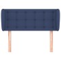 Cabecero de tela azul 83x23x78/88 cm de , Cabeceros y pies de cama - Ref: Foro24-3117558, Precio: 51,99 €, Descuento: %