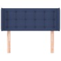 Cabecero de tela azul 83x16x78/88 cm de , Cabeceros y pies de cama - Ref: Foro24-3119182, Precio: 47,73 €, Descuento: %