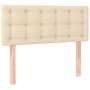 Cream fabric headboard with LED 100x5x78/88 cm by , Headboards and footboards - Ref: Foro24-3122041, Price: 47,86 €, Discount: %