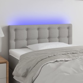 Headboard with LED lights in light gray fabric 80x5x78/88 cm by , Headboards and footboards - Ref: Foro24-3122020, Price: 42,...