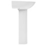 Lavabo de pie de cerámica blanco 520x440x190 mm de vidaXL, Lavabos - Ref: Foro24-142999, Precio: 161,67 €, Descuento: %