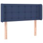 Blue fabric LED headboard 83x16x78/88 cm by , Headboards and footboards - Ref: Foro24-3123650, Price: 51,99 €, Discount: %