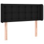 Cabecero con LED de tela negro 83x16x78/88 cm de , Cabeceros y pies de cama - Ref: Foro24-3123646, Precio: 53,99 €, Descuento: %