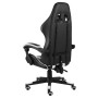 Schwarz-weißer Gaming-Stuhl aus Kunstleder von vidaXL, Bürostühle - Ref: Foro24-20523, Preis: 119,99 €, Rabatt: %