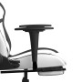 Gaming-Stuhl mit Massage und Fußstütze Kunstleder schwarz weiß von , Gaming-Stühle - Ref: Foro24-345443, Preis: 146,39 €, Rab...