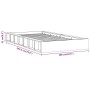 Einzelbettgestell aus Massivholz 90x190 cm von , Betten und Lattenroste - Ref: Foro24-820701, Preis: 101,08 €, Rabatt: %