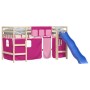 Pink polyester high bed curtains by , Accessories for beds and slatted bases - Ref: Foro24-835915, Price: 24,67 €, Discount: %