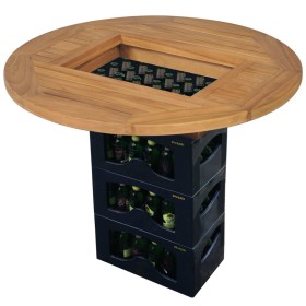 Teak wood beer box board 70 cm by vidaXL, Table tops - Ref: Foro24-43807, Price: 82,57 €, Discount: %