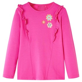 Camiseta infantil de manga larga rosa oscuro 116 de , Camisetas para niños - Ref: Foro24-13686, Precio: 8,99 €, Descuento: %