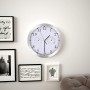 Reloj de pared de cuarzo higrómetro y termómetro 30 cm blanco de vidaXL, Relojes de pared - Ref: Foro24-50623, Precio: 23,27 ...