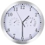 Reloj de pared de cuarzo higrómetro y termómetro 30 cm blanco de vidaXL, Relojes de pared - Ref: Foro24-50623, Precio: 23,27 ...