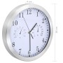 Reloj de pared de cuarzo higrómetro y termómetro 30 cm blanco de vidaXL, Relojes de pared - Ref: Foro24-50623, Precio: 23,27 ...