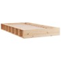 Solid wood bed frame 90x200 cm by , Beds and slatted bases - Ref: Foro24-820691, Price: 97,99 €, Discount: %