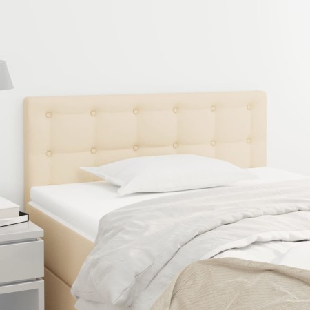 Cream fabric headboard 80x5x78/88 cm by , Headboards and footboards - Ref: Foro24-346401, Price: 37,38 €, Discount: %