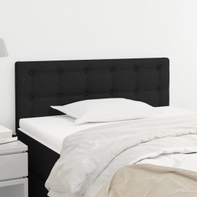 Black fabric headboard 80x5x78/88 cm by , Headboards and footboards - Ref: Foro24-346398, Price: 45,77 €, Discount: %