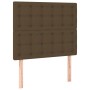 Headboards 2 units of dark brown fabric 80x5x78/88 cm by , Headboards and footboards - Ref: Foro24-3116743, Price: 66,48 €, D...