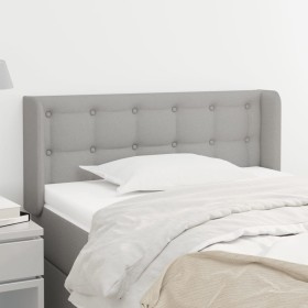 Light gray fabric headboard 83x16x78/88 cm by , Headboards and footboards - Ref: Foro24-3119176, Price: 55,62 €, Discount: %