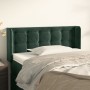 Cabecero de terciopelo verde oscuro 103x16x78/88 cm de , Cabeceros y pies de cama - Ref: Foro24-3119247, Precio: 53,85 €, Des...