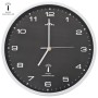 Reloj de pared radiocontrol movimiento de cuarzo 31 cm negro de vidaXL, Relojes de pared - Ref: Foro24-50618, Precio: 29,31 €...