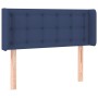 Blue fabric headboard with LED 103x16x78/88 cm by , Headboards and footboards - Ref: Foro24-3123666, Price: 55,30 €, Discount: %