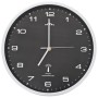 Reloj de pared radiocontrol movimiento de cuarzo 31 cm negro de vidaXL, Relojes de pared - Ref: Foro24-50618, Precio: 27,77 €...