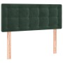 Cama box spring con colchón terciopelo verde oscuro 100x200 cm de , Camas y somieres - Ref: Foro24-3127718, Precio: 334,99 €,...