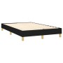 Cama box spring con colchón LED tela negro 120x200 cm de , Camas y somieres - Ref: Foro24-3134023, Precio: 391,44 €, Descuent...