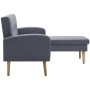 L-förmiges Sofa, gepolstert mit hellgrauem Stoff, 186 x 136 x 79 cm von vidaXL, Sofas - Ref: Foro24-247000, Preis: 351,75 €, ...