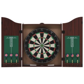 Professional sisal dartboard with cabinet and 6 darts by vidaXL, dart games - Ref: Foro24-91462, Price: 104,30 €, Discount: %