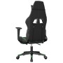 Gaming-Stuhl mit Fußstütze aus schwarzem, grünem Kunstleder von , Gaming-Stühle - Ref: Foro24-3143679, Preis: 140,99 €, Rabat...