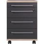 Germania Filing cabinet with wheels Duo anthracite gray 42x45x60 cm by Germania, Filing cabinets - Ref: Foro24-426436, Price:...