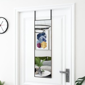 VidaXL Black glass and aluminum door mirror 30x100 cm by , Mirrors - Ref: Foro24-327405, Price: 36,99 €, Discount: %