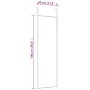 VidaXL Türspiegel aus schwarzem Glas und Aluminium, 30 x 100 cm von , Spiegel - Ref: Foro24-327405, Preis: 40,29 €, Rabatt: %