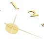 3D wall clock with modern design 100 cm XXL gold by vidaXL, Wall clocks - Ref: Foro24-50638, Price: 16,40 €, Discount: %