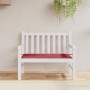 Garden bench cushion Oxford fabric red red 120x50x3 cm by , Cushions for chairs and sofas - Ref: Foro24-314080, Price: 20,63 ...