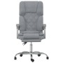 Silla de oficina reclinable con masaje de tela gris claro de , Sillas de oficina - Ref: Foro24-349685, Precio: 124,99 €, Desc...