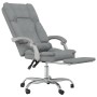 Silla de oficina reclinable con masaje de tela gris claro de , Sillas de oficina - Ref: Foro24-349685, Precio: 124,99 €, Desc...