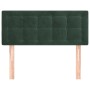 Cabecero de terciopelo verde oscuro 100x5x78/88 cm de , Cabeceros y pies de cama - Ref: Foro24-346453, Precio: 46,34 €, Descu...