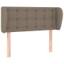 Taupe gray fabric headboard 83x23x78/88 cm by , Headboards and footboards - Ref: Foro24-3117556, Price: 46,32 €, Discount: %