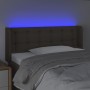 Headboard with LED in taupe gray fabric 83x16x78/88 cm by , Headboards and footboards - Ref: Foro24-3123648, Price: 56,17 €, ...