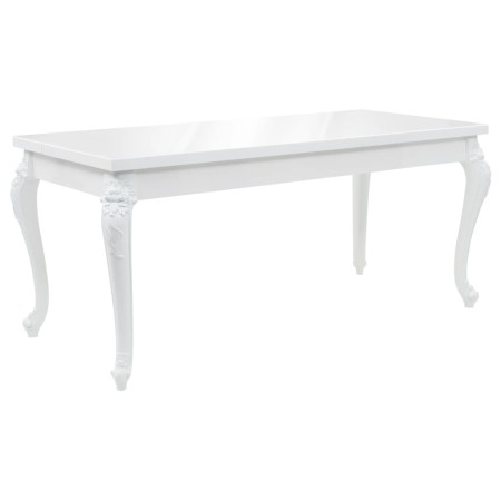 Glossy white dining table 179x89x81 cm by vidaXL, Kitchen and dining tables - Ref: Foro24-246958, Price: 589,80 €, Discount: %