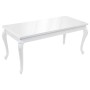 Glossy white dining table 179x89x81 cm by vidaXL, Kitchen and dining tables - Ref: Foro24-246958, Price: 589,80 €, Discount: %