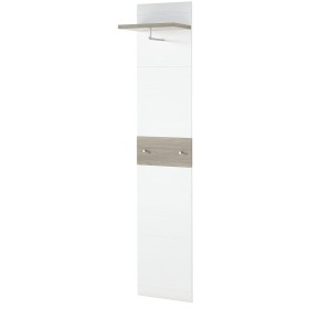 Germania Malou wall coat rack Nelson oak and white 39x29.9x19.46cm by Germania, Hat and coat racks - Ref: Foro24-426457, Pric...