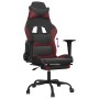 Gaming-Stuhl mit Fußstütze Kunstleder schwarz rot rot von , Gaming-Stühle - Ref: Foro24-3143660, Preis: 132,46 €, Rabatt: %