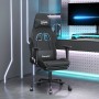 Gaming-Stuhl mit Fußstütze aus schwarzem Stoff von , Gaming-Stühle - Ref: Foro24-3143725, Preis: 138,99 €, Rabatt: %