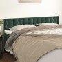 Headboards 2 units of dark green velvet 80x5x78/88 cm by , Headboards and footboards - Ref: Foro24-346493, Price: 65,72 €, Di...