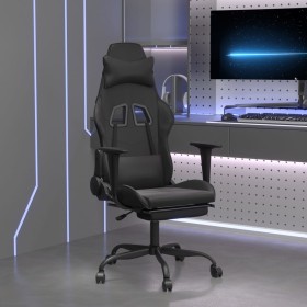 Schwarzer Massage- und Fußstützen-Gaming-Stuhl aus Kunstleder von , Gaming-Stühle - Ref: Foro24-345419, Preis: 138,99 €, Raba...