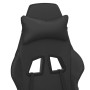 Silla gaming de masaje y reposapiés cuero sintético negro de , Sillones para videojuegos - Ref: Foro24-345419, Precio: 138,35...